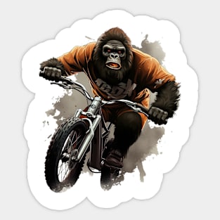 gorilla bmx Sticker